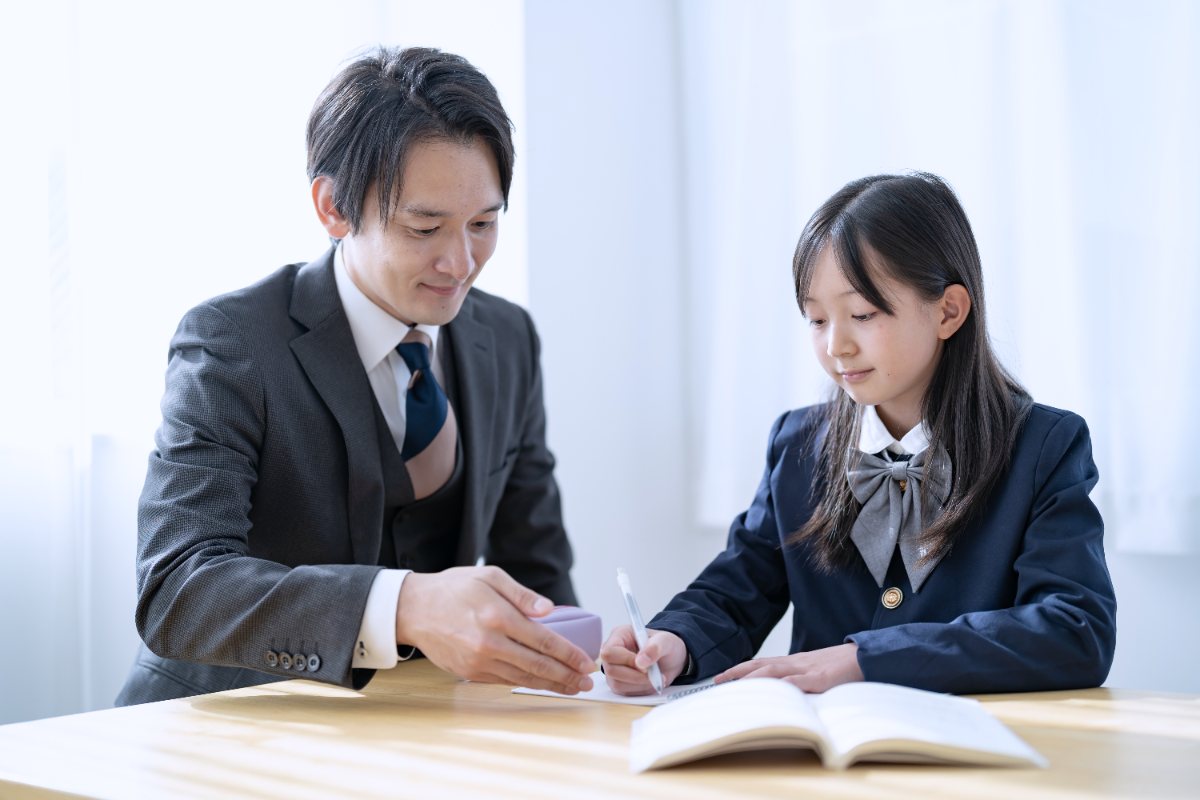 個別指導ブースの様子（制作見本用のイメージ）